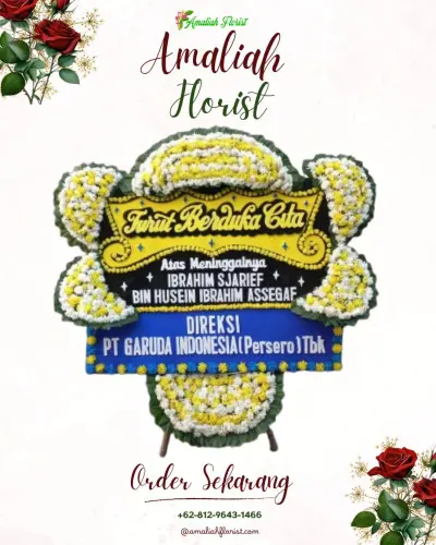 Papan Bunga Duka di Hargosari