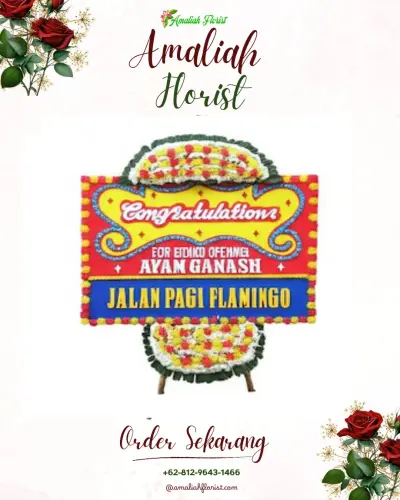 Bunga Papan Congratulation di Hargosari